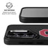 University of Oklahoma Sooners Black Galaxy S24 FE Kickstand Case